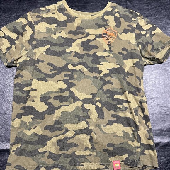 AS Roma Camouflage T-Shirt - Picture 1 of 4